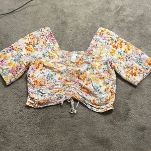 H&M cropped blouse